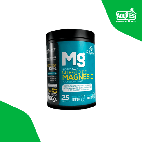 CITRATO DE MAGNESIO EN POLVO X500 GR