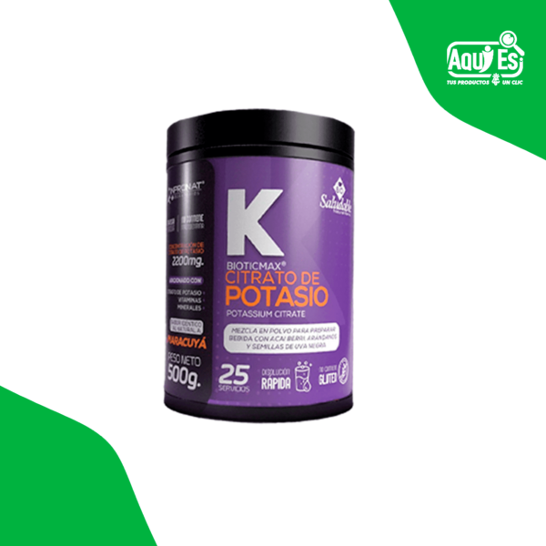 CITRATO DE POTASIO X500 GR