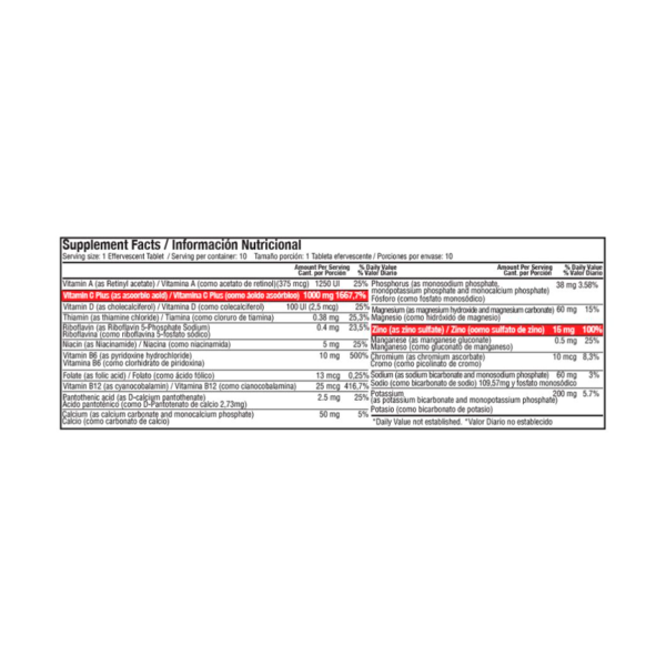 ENERC VITAMINA C 1000MG WITH ZINC - Image 2